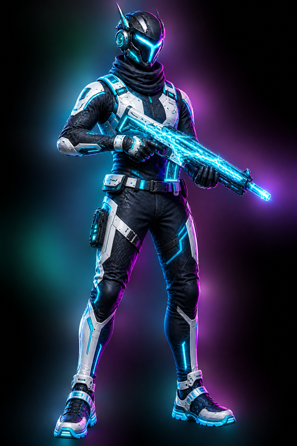 Neon Arena scout before receiving the mapped item