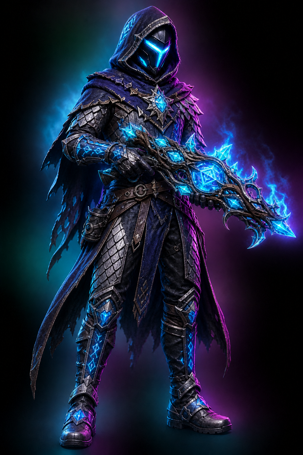 Neon Dungeon avatar after changing its game-specific loadout