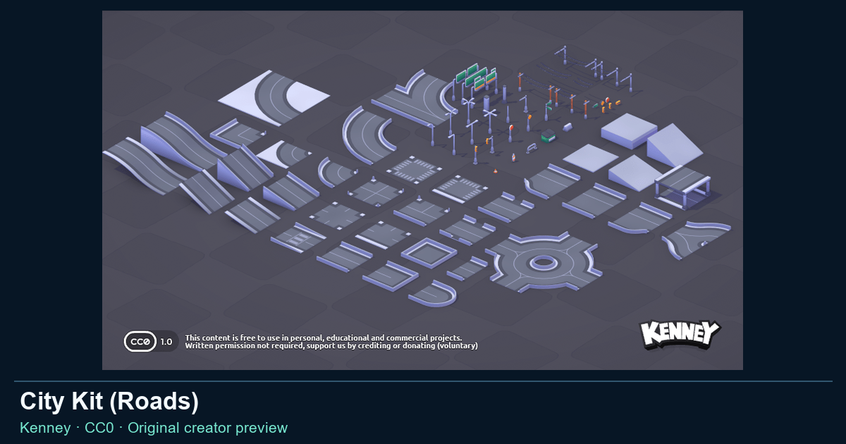 Preview of City Kit (Roads)