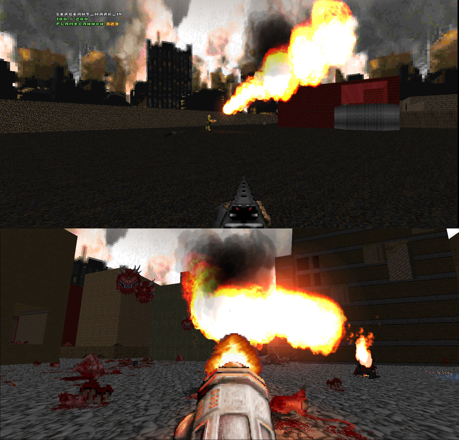 Brutal Doom gameplay screenshot 3