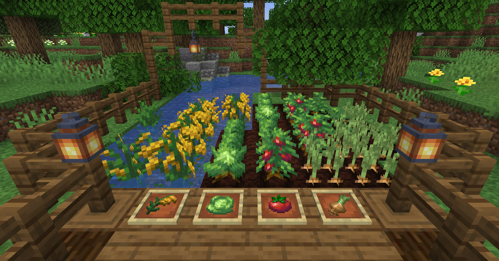 Farmer's Delight Minecraft mod: Basic Crops