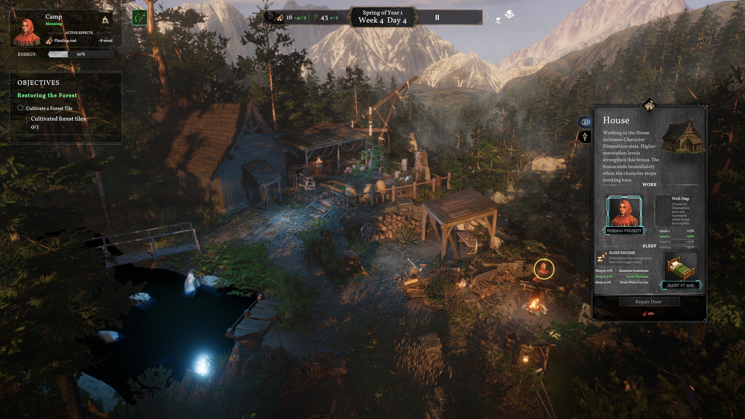 Forester — Woodland estate and house