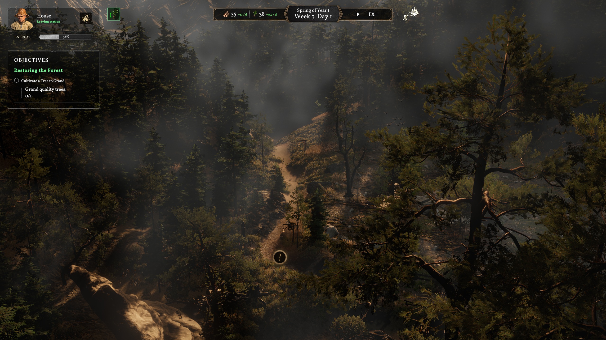 Forester — Forest path with an event
