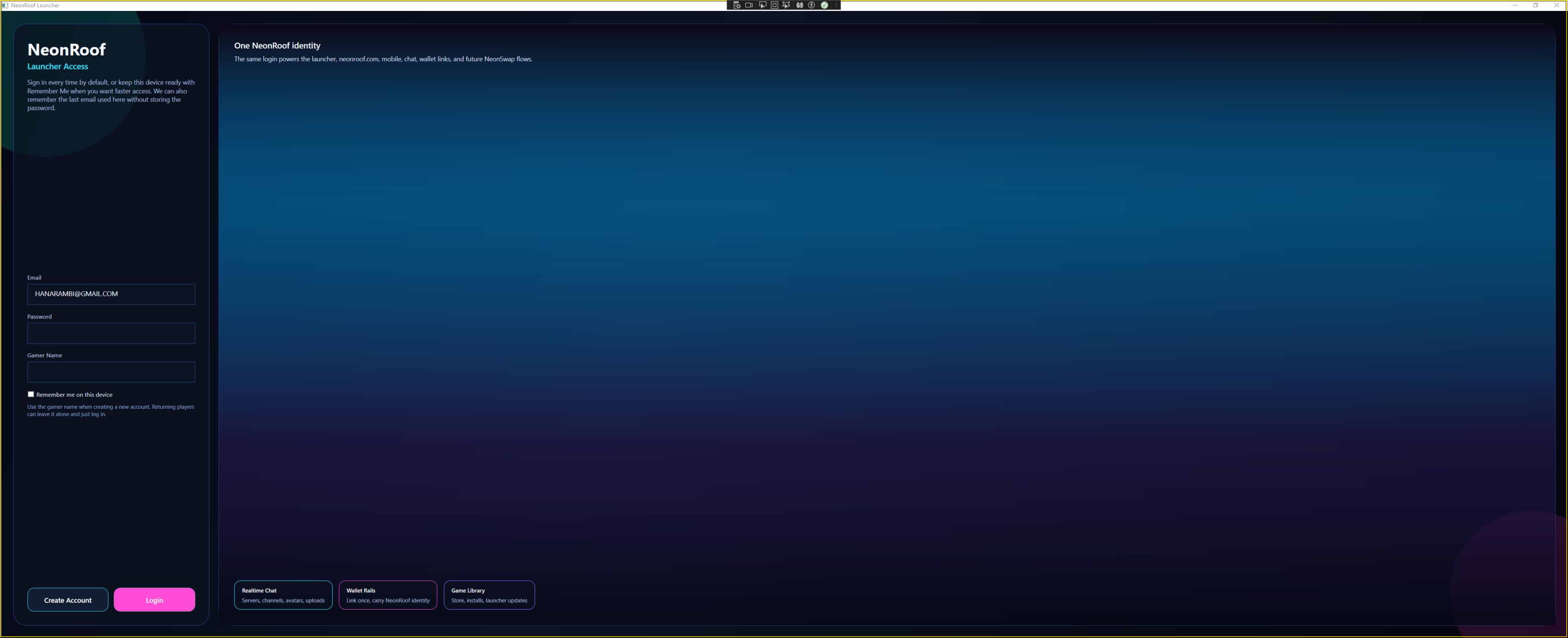 NeonRoof screenshot preview