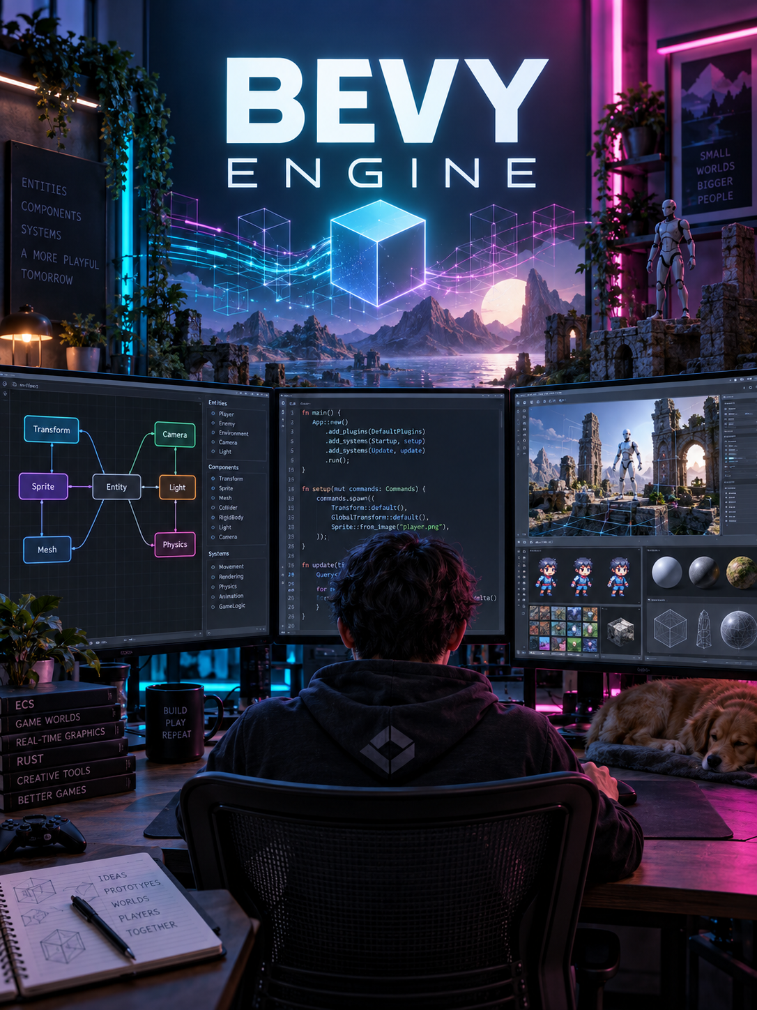 Bevy Engine cover art