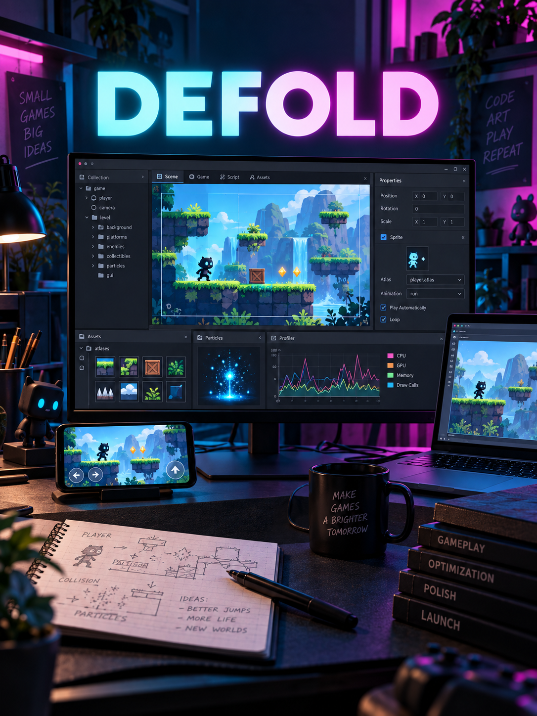 Defold cover art