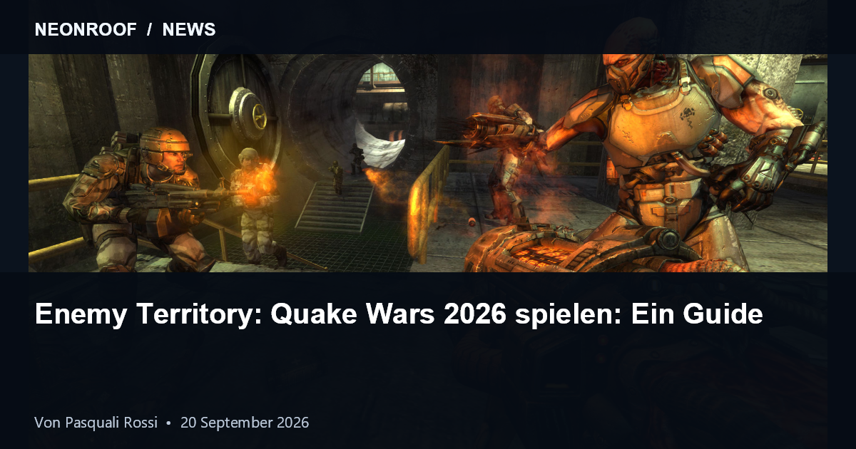 Enemy Territory: Quake Wars official gameplay screenshot, credited to Splash Damage