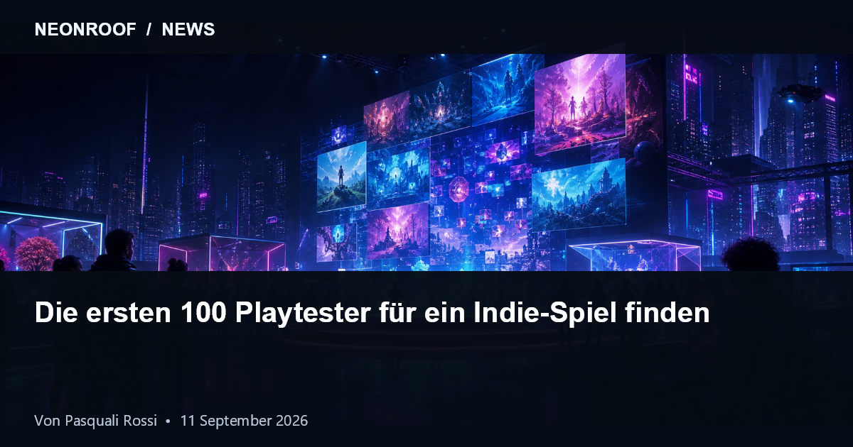 Indie-Entwickler organisiert einen Test mit den ersten PC-Spielern