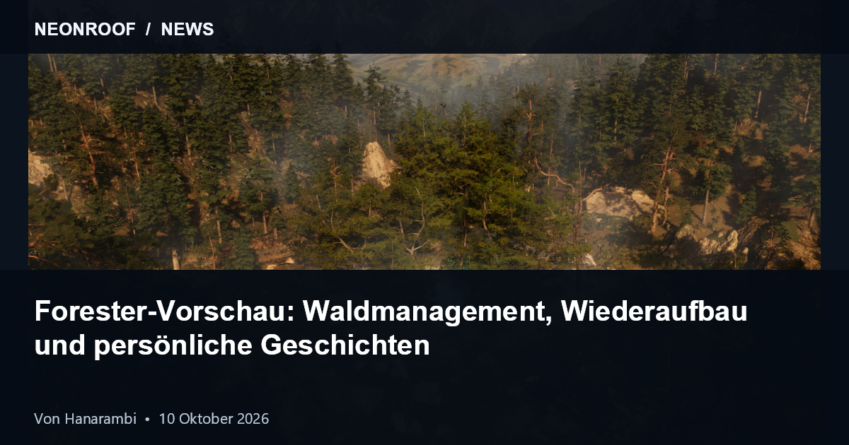 Foresters Bergwald — offizieller Screenshot von Albert Němec