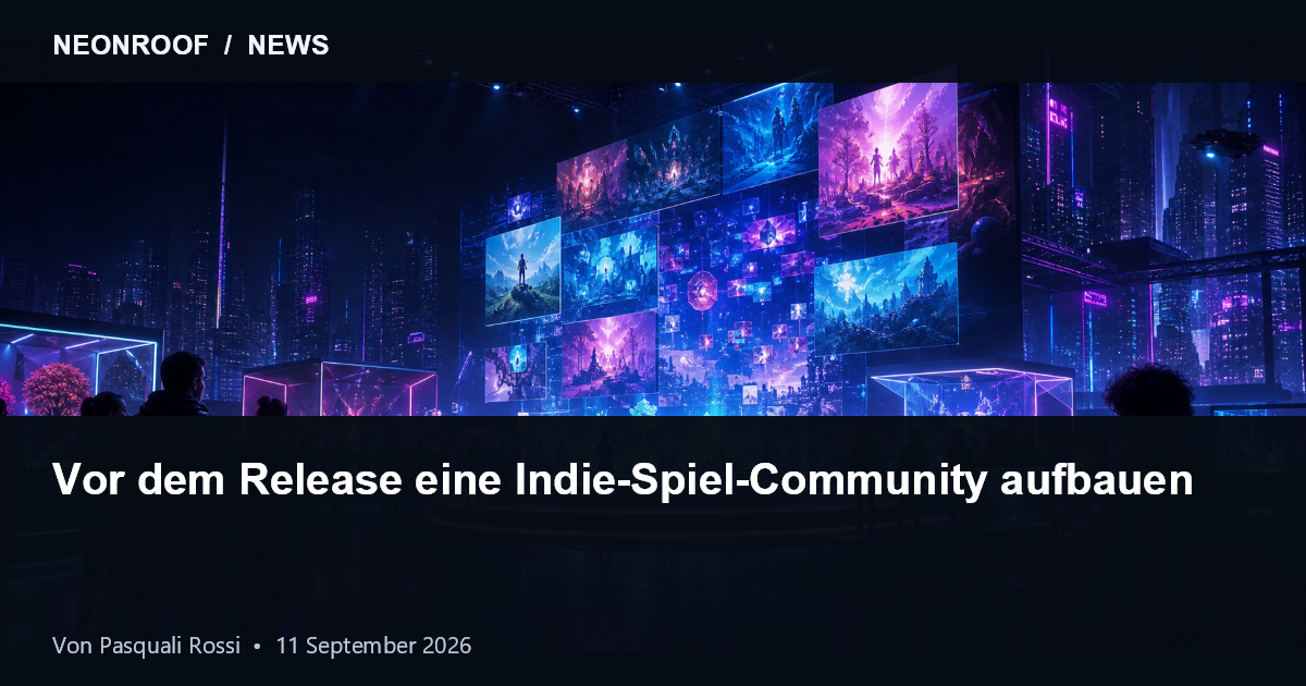 Indie-Entwickler baut vor dem Release eine gesunde Spieler-Community auf
