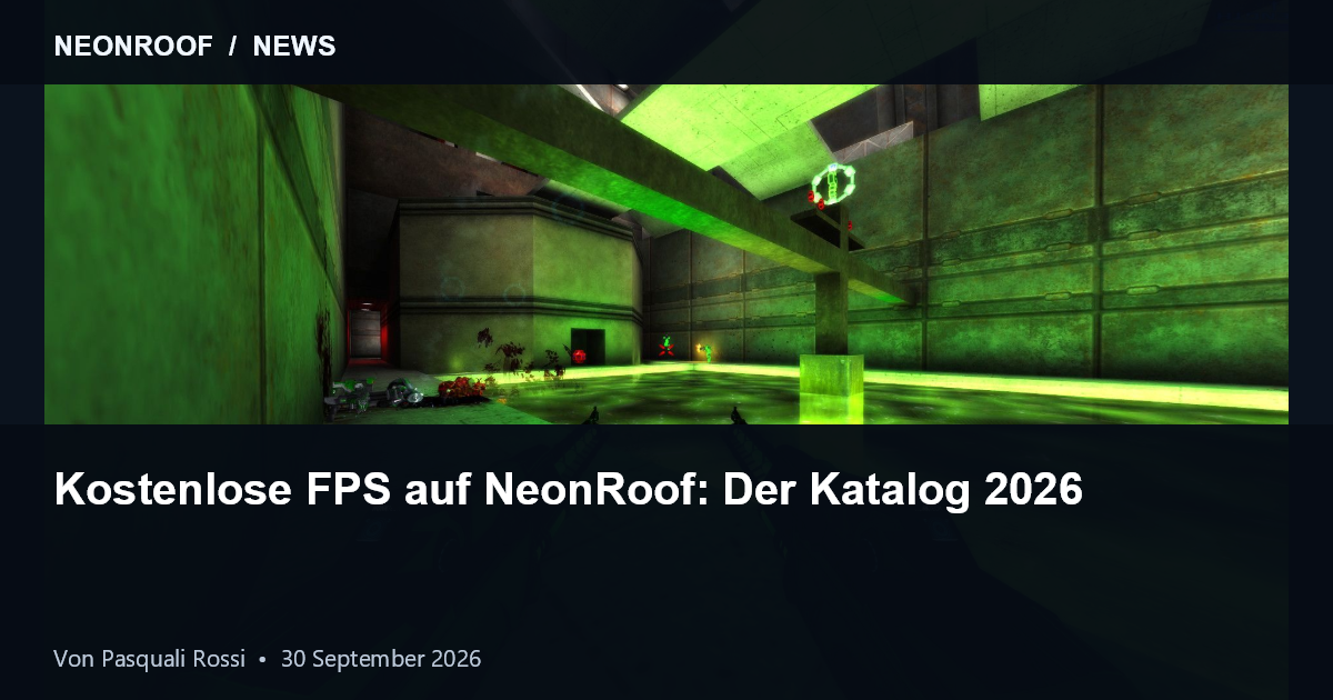 Arena-Gefecht in Rexuiz, einem der kostenlosen Ego-Shooter im NeonRoof-Katalog