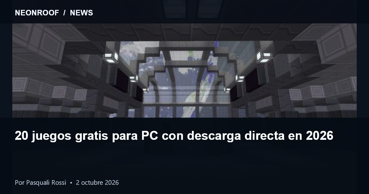 Mundo de bloques de ClassiCube para una guía de 20 juegos gratis de PC en NeonRoof