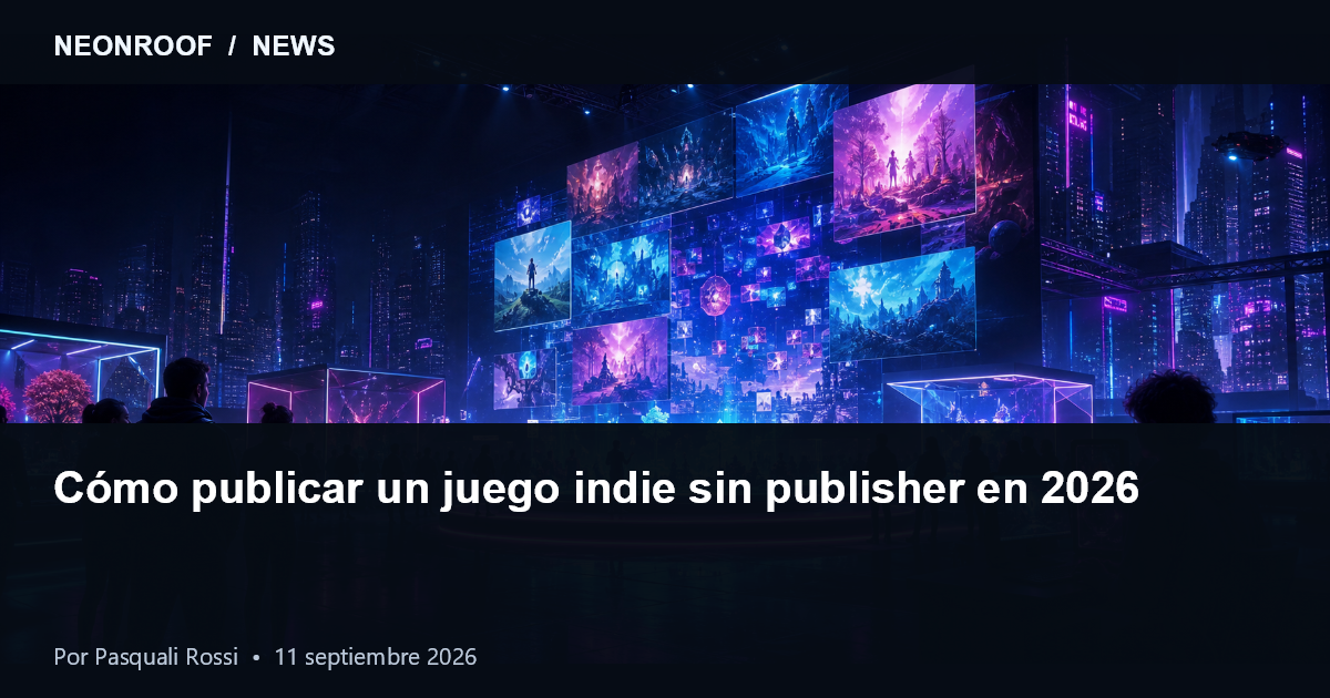 Desarrollador independiente preparando un juego de PC para autopublicarlo