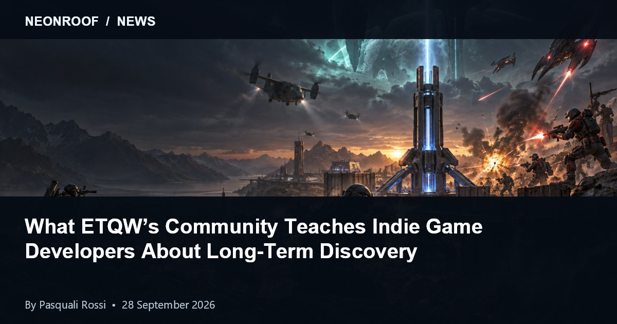 Science-fiction objective battlefield representing ETQW community preservation