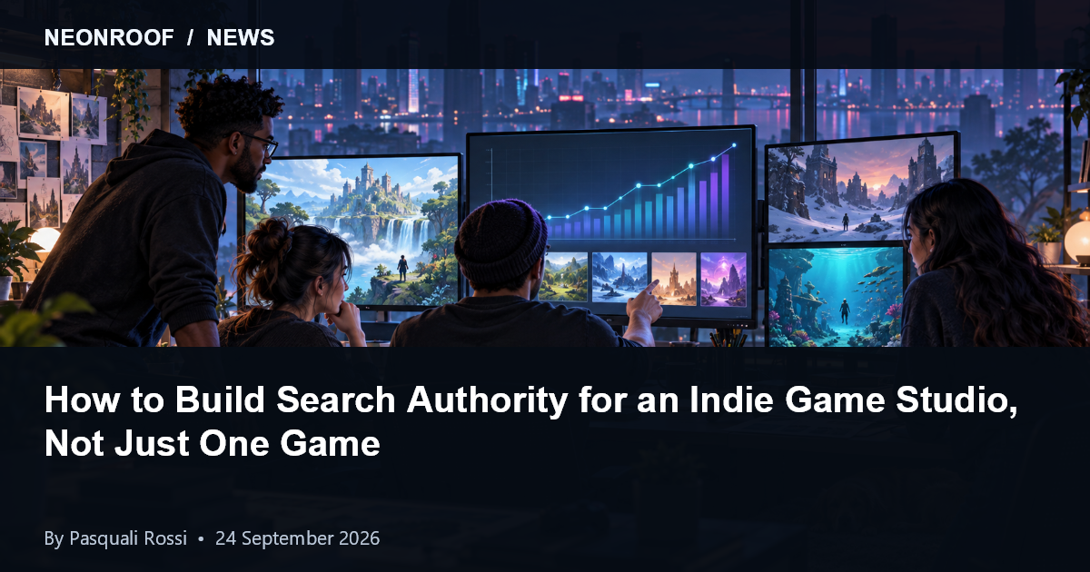 Indie game studio connecting its developer profile, games, devlogs, interviews, and public resources