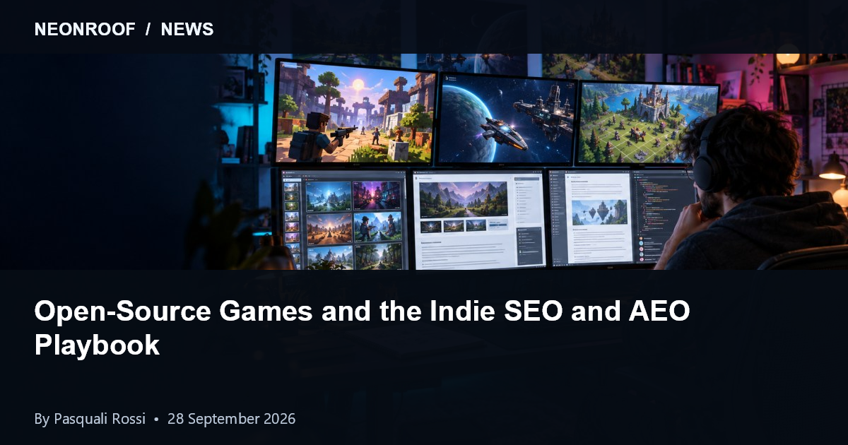 Independent developer preparing game pages, screenshots, documentation, and community resources