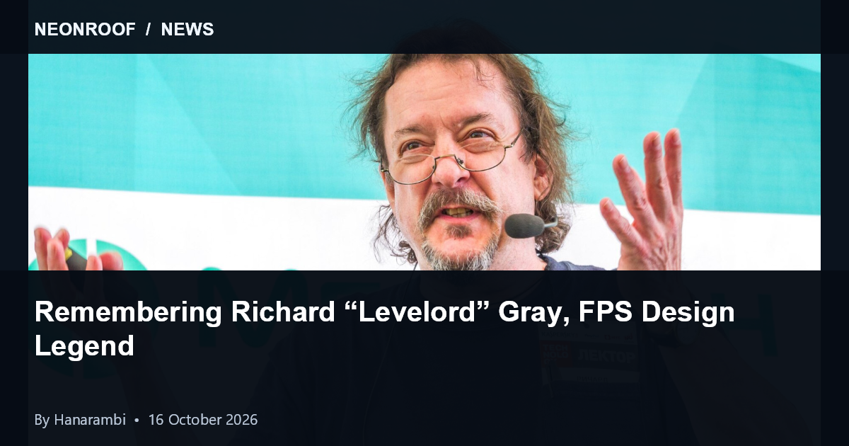 Richard “Levelord” Gray speaking at Geek Picnic in St Petersburg in 2017. Photograph: Valentin Kozin / RetroTech Squad, CC BY-SA 4.0.